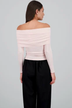 Shasa Off Shoulder Solid Top