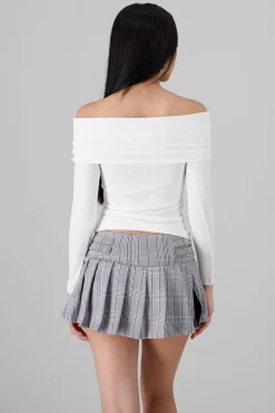 Shasa Off Shoulder Solid Top
