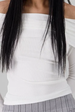 Shasa Off Shoulder Solid Top