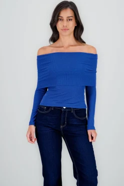Shasa Off Shoulder Solid Top
