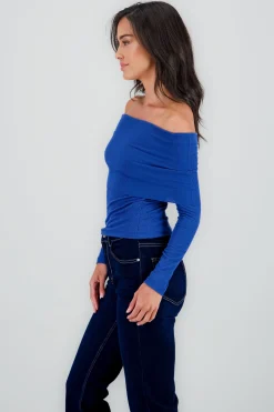 Shasa Off Shoulder Solid Top