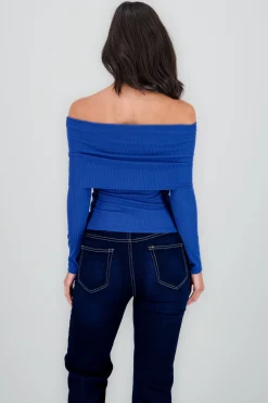 Shasa Off Shoulder Solid Top