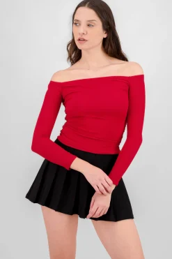 Shasa Off Shoulder Solid Top