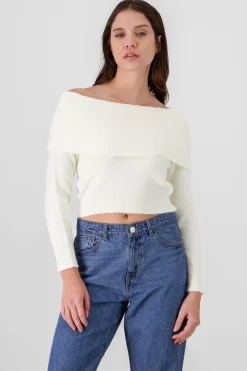 Shasa Off Shoulder Sweater