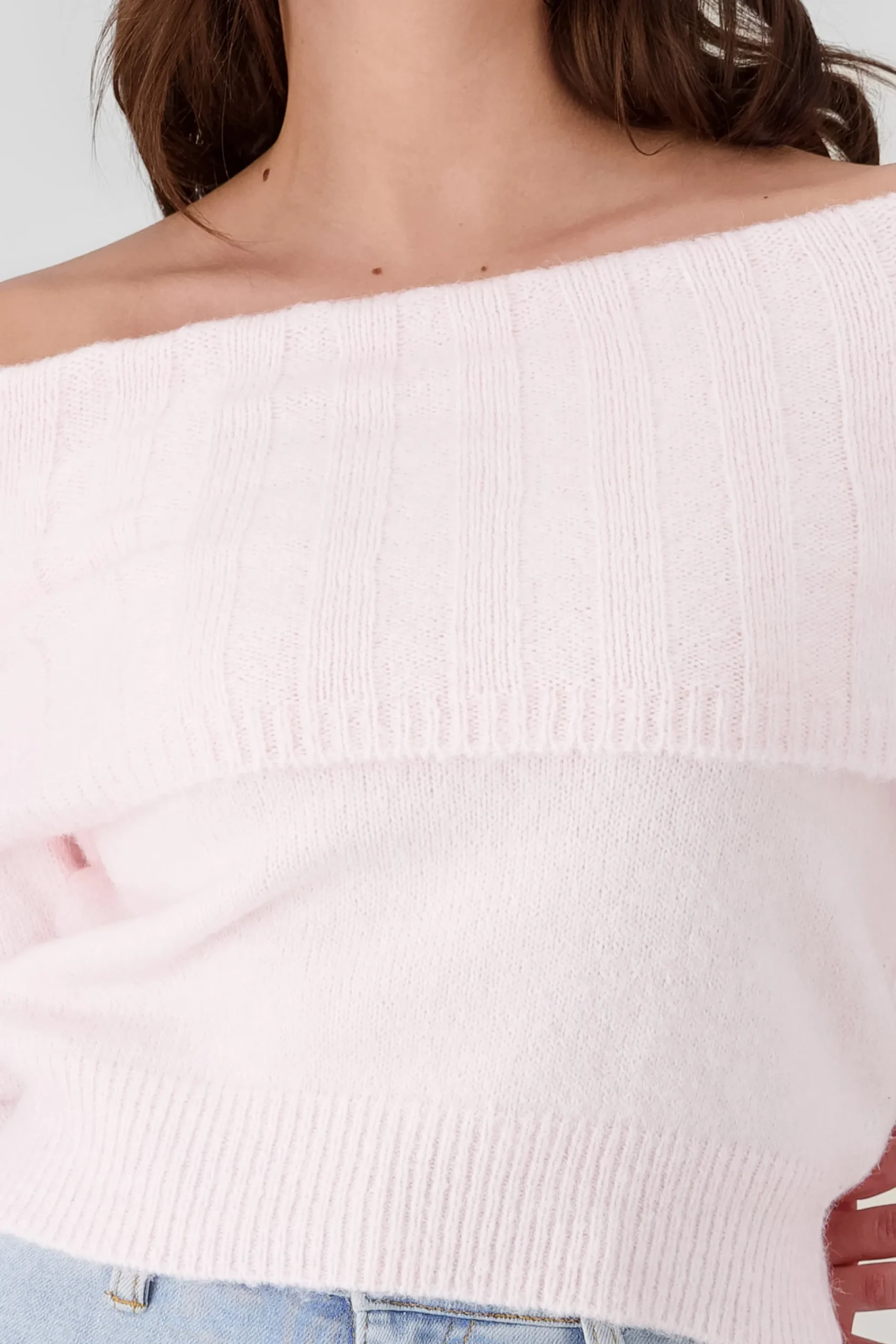 Shasa Off Shoulder Sweater