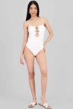 Shasa One Piece Swimsuit with Star Detail