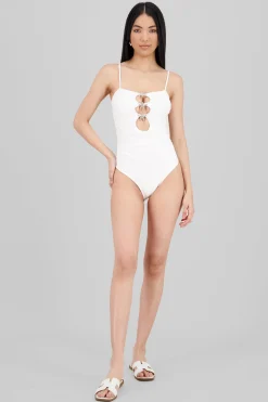 Shasa One Piece Swimsuit with Star Detail
