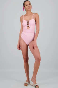 Shasa One Piece Swimsuit with Star Detail