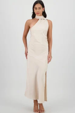 Shasa One Shoulder Midi Dress