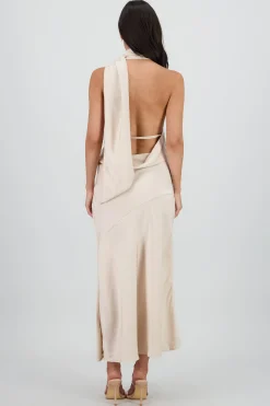 Shasa One Shoulder Midi Dress