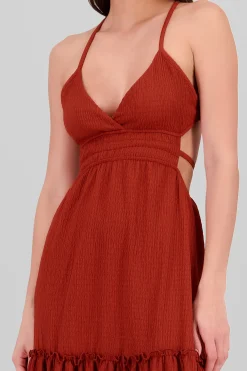 Shasa Open Back Maxi Dress