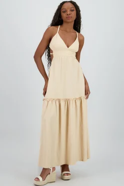 Shasa Open Back Maxi Dress