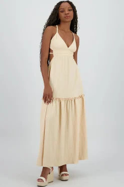 Shasa Open Back Maxi Dress