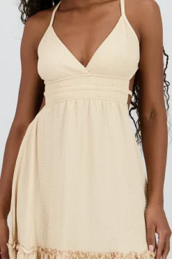 Shasa Open Back Maxi Dress