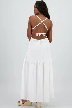 Shasa Open Back Maxi Dress