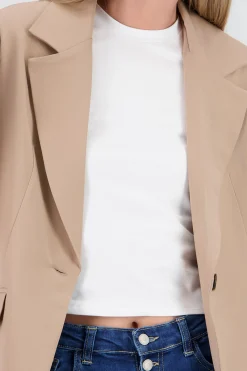 Shasa Oversized Blazer with Lapel Detail