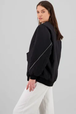 Shasa Oversized Bomber Jacket