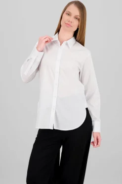 Shasa Oversized Button Up Plain Shirt
