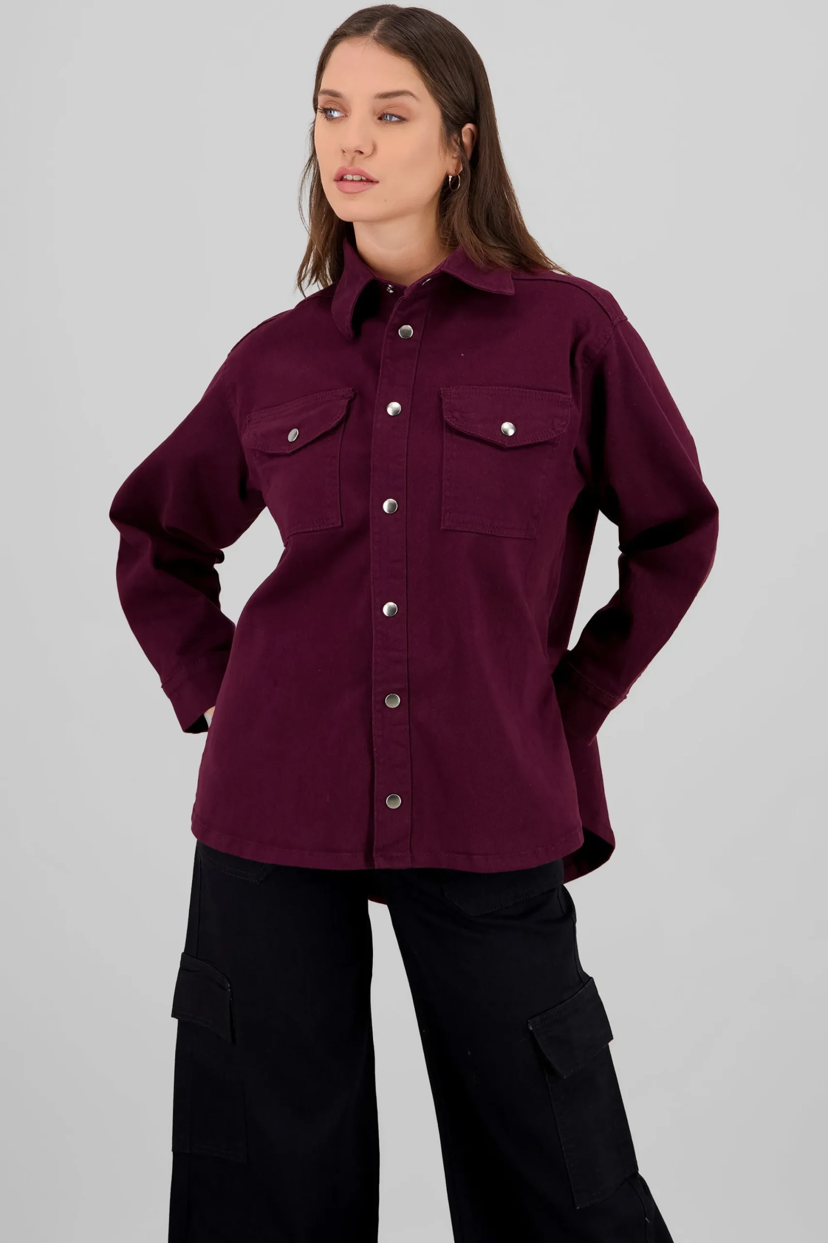 Shasa Oversized Jacket with Pocket