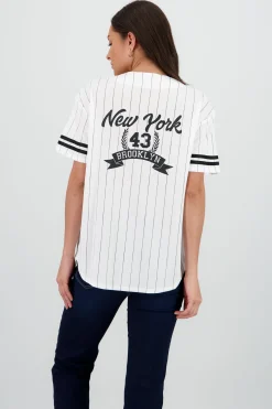 Shasa Oversized Jersey T Shirt New York