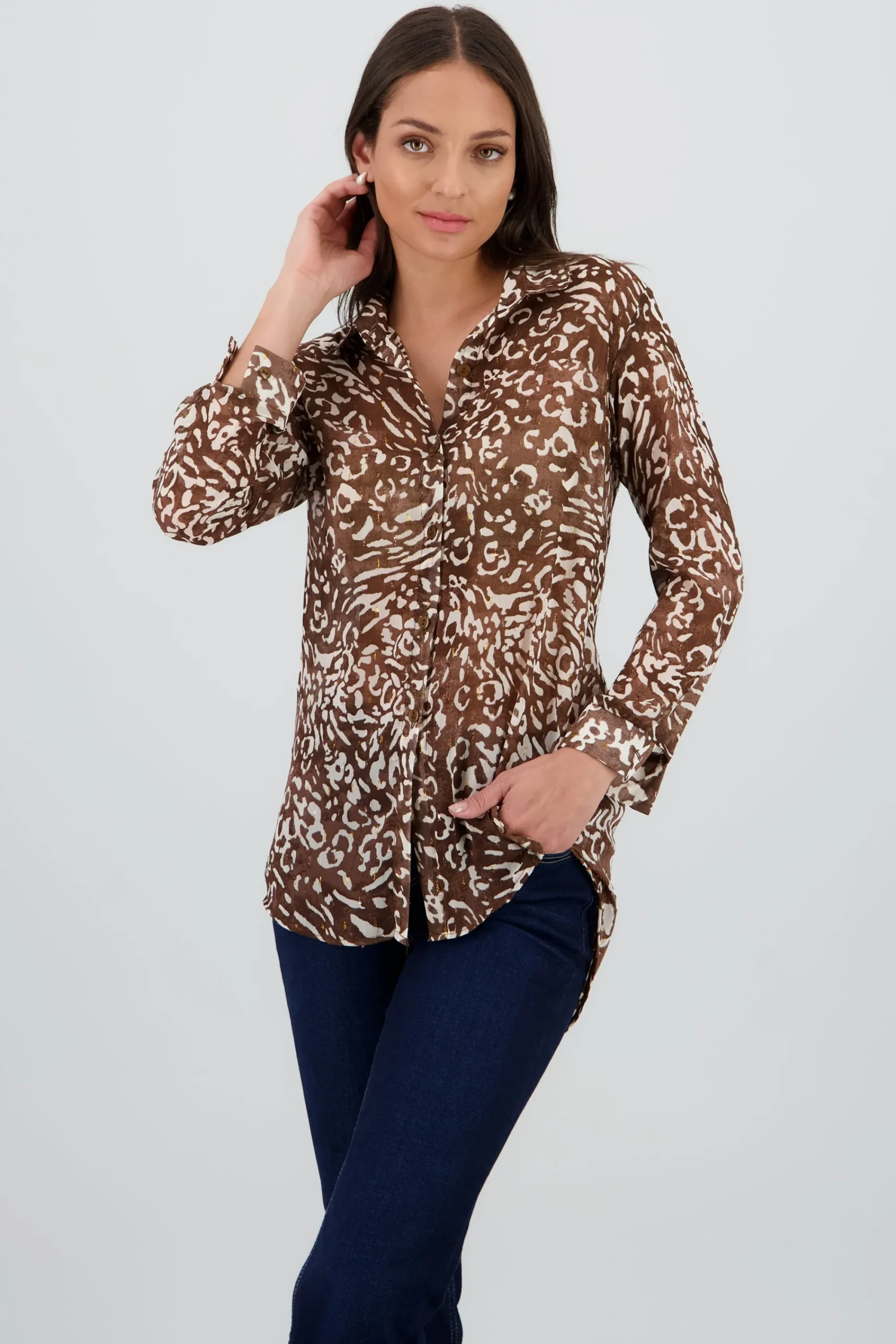Shasa Oversized Long Sleeve Shirt