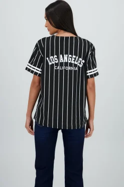 Shasa Oversized Los Angeles Baseball T Shirt