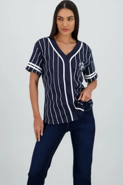 Shasa Oversized Los Angeles Baseball T Shirt