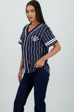 Shasa Oversized Los Angeles Baseball T Shirt