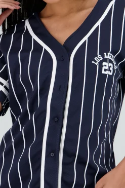 Shasa Oversized Los Angeles Baseball T Shirt