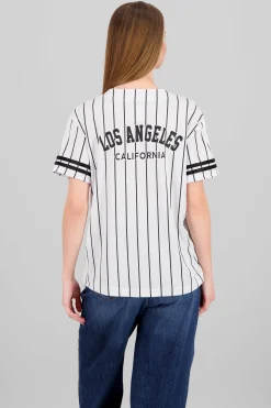 Shasa Oversized Los Angeles Baseball T Shirt