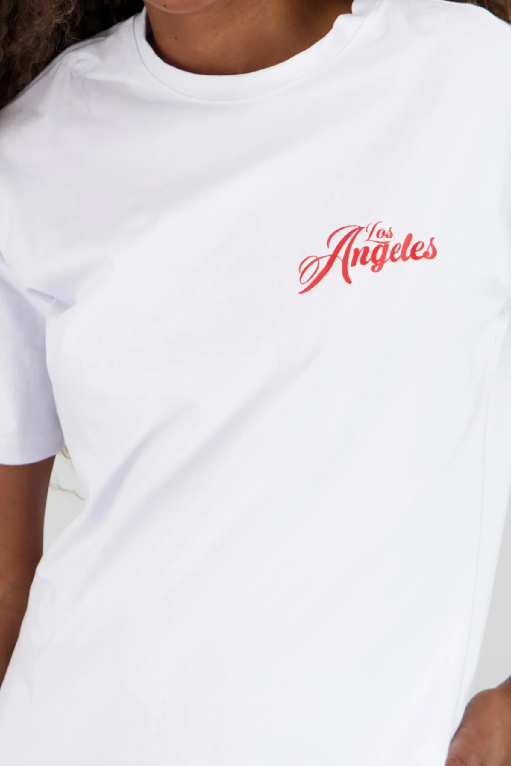 Shasa Oversized Los Angeles Print T Shirt