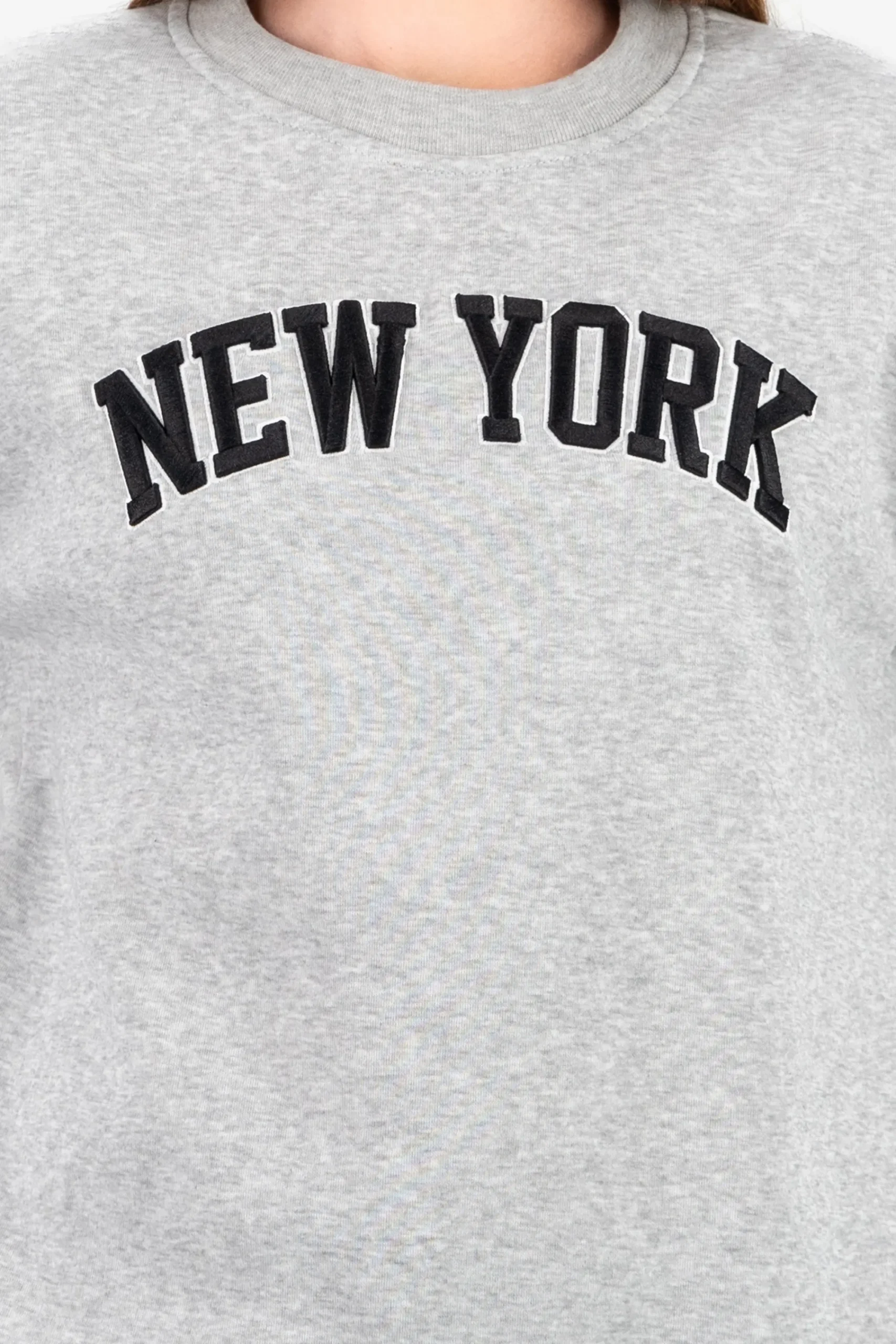 Shasa Oversized NY Embroidered Sweatshirt