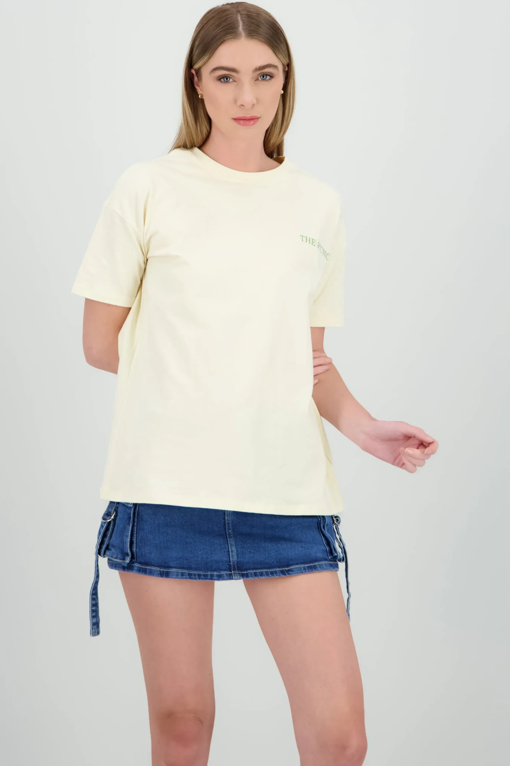Shasa Oversized Picnic Print T Shirt
