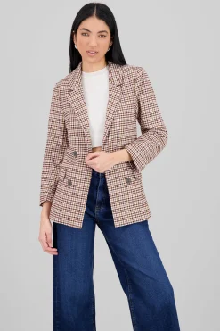 Shasa Oversized Plaid Blazer