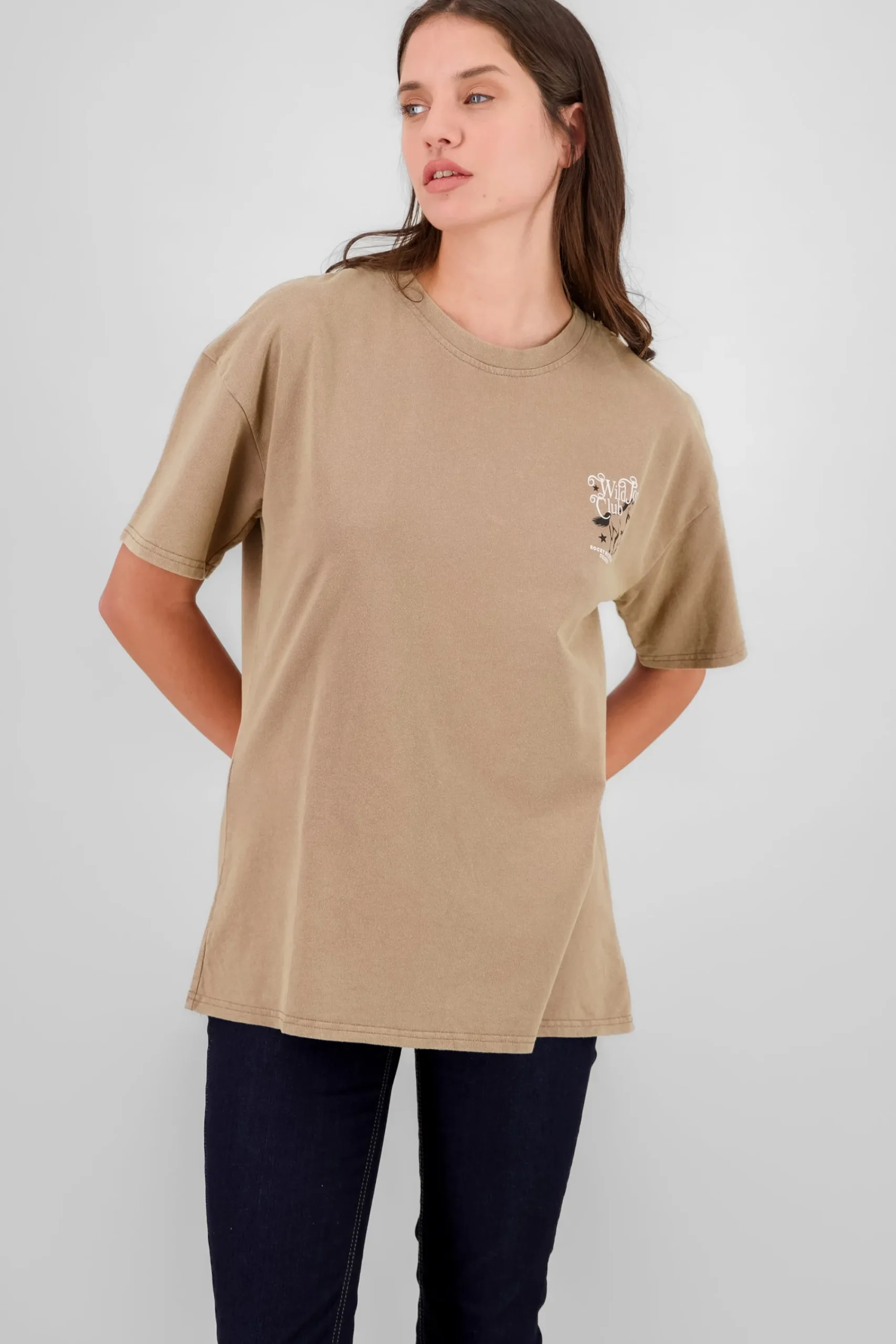 Shasa Oversized Print T Shirt