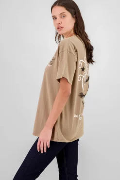 Shasa Oversized Print T Shirt