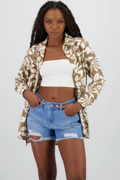 Shasa Oversized Printed Shirt