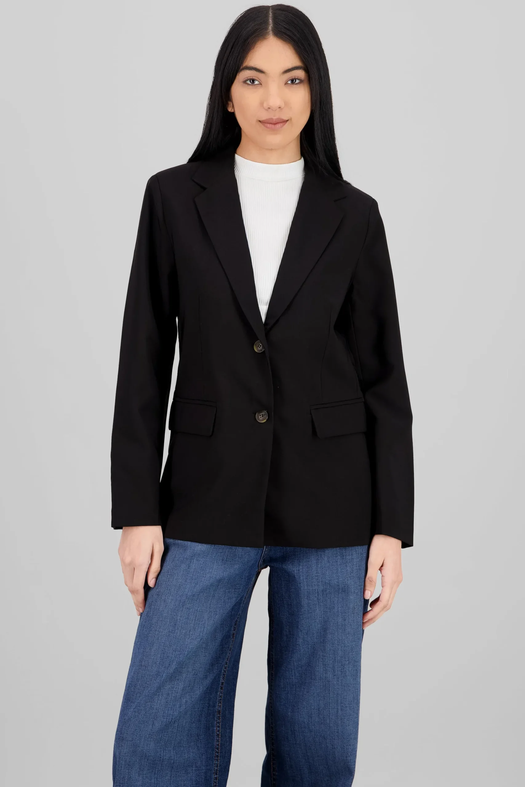 Shasa Oversized Solid Blazer