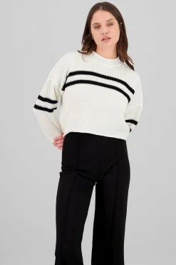 Shasa Oversized Striped Knit Sweater