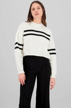 Shasa Oversized Striped Knit Sweater