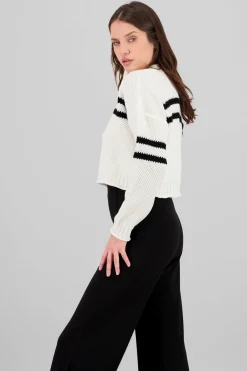 Shasa Oversized Striped Knit Sweater