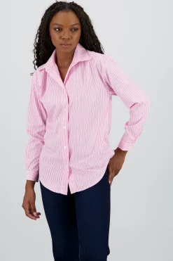 Shasa Oversized Striped Shirt