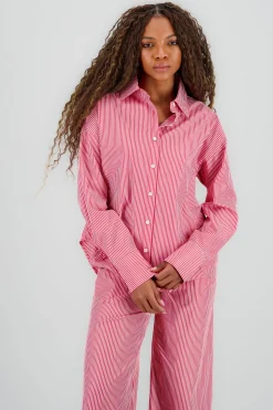 Shasa Oversized Striped Shirt