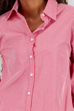 Shasa Oversized Striped Shirt