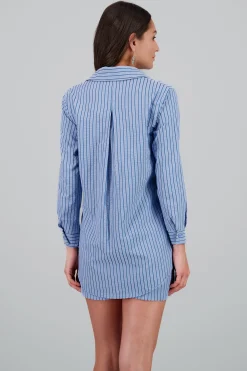 Shasa Oversized Striped Shirt