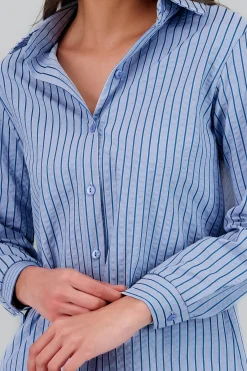 Shasa Oversized Striped Shirt