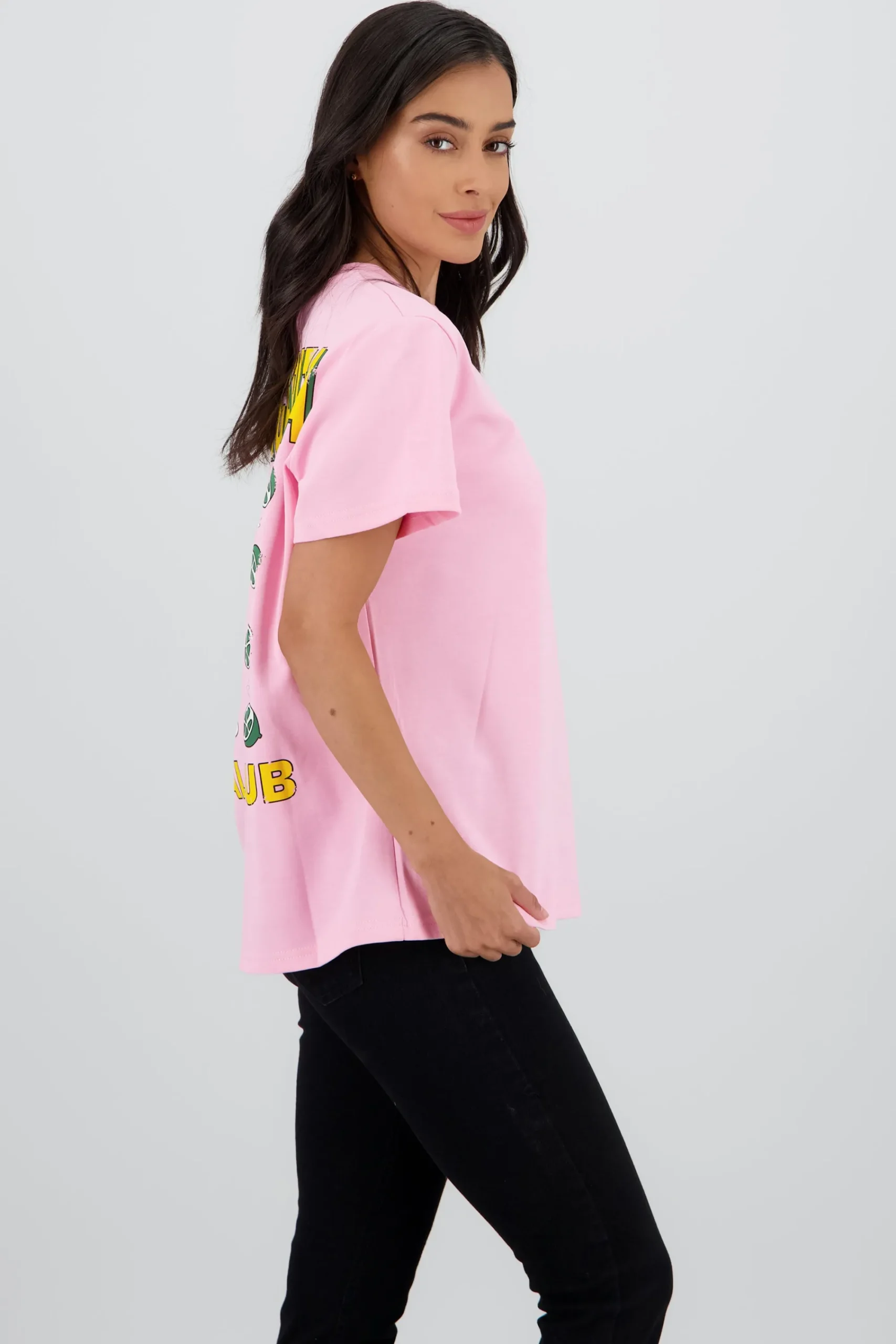 Shasa Oversized T Shirt with Daisy Print