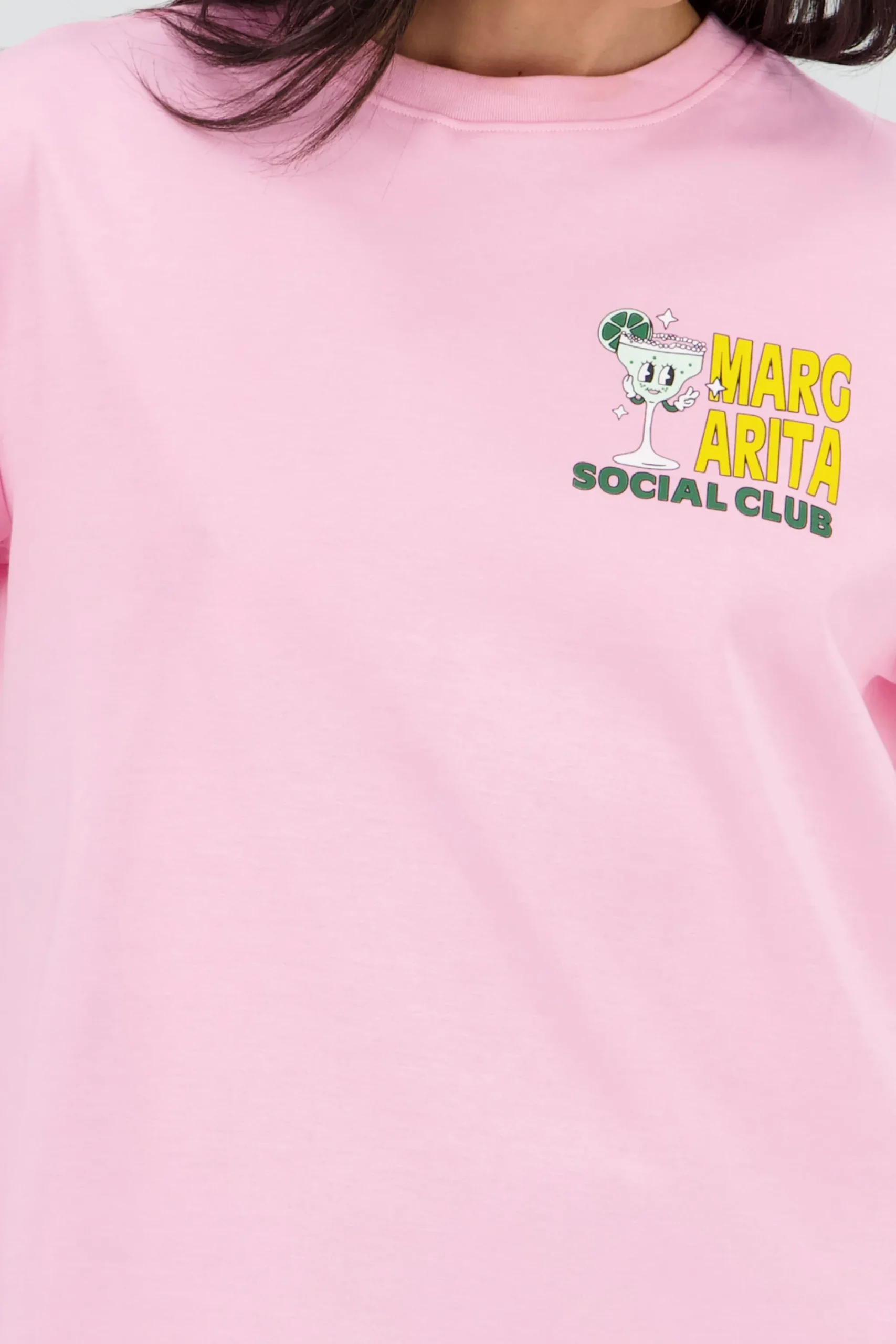 Shasa Oversized T Shirt with Daisy Print
