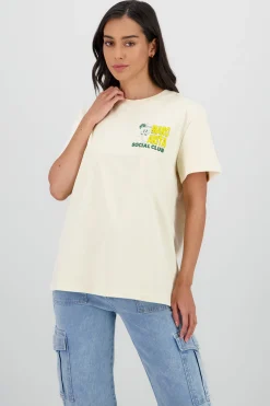 Shasa Oversized T Shirt with Daisy Print