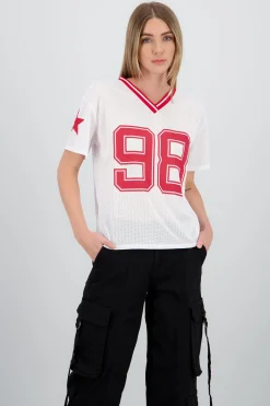 Shasa Oversized T Shirt with Number Print
